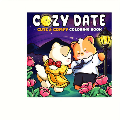 Cat’s Daily Life Coloring Book – 28 Pages of Relaxing Art for Adults | Perfect for Valetine's & Birthday Gifts