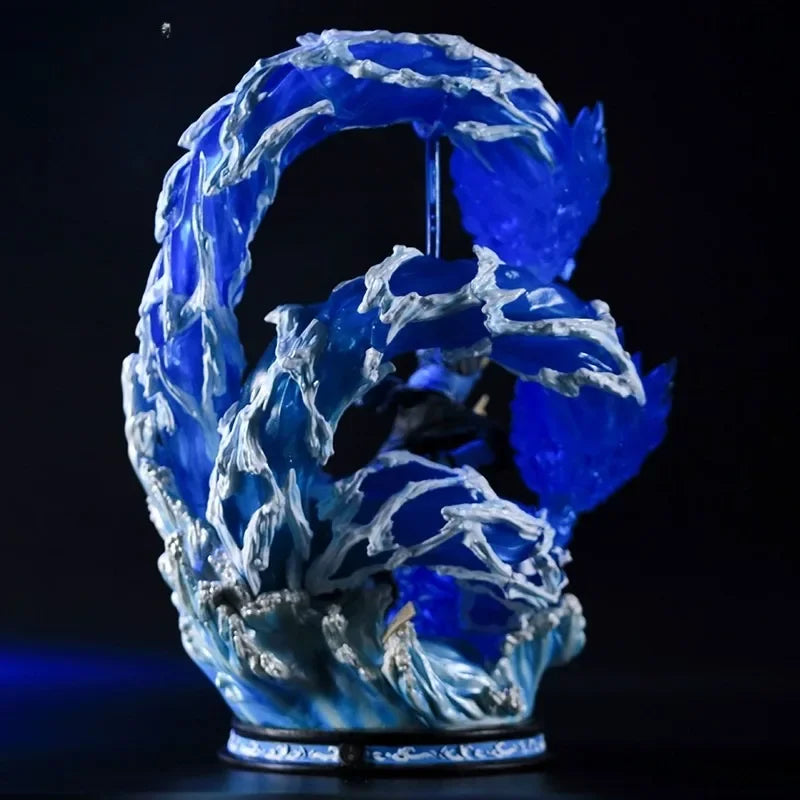 Senju Tobirama LED Anime Figurine, Water Dragon Jutsu Naruto Shippuden Figures Collection 43 cm