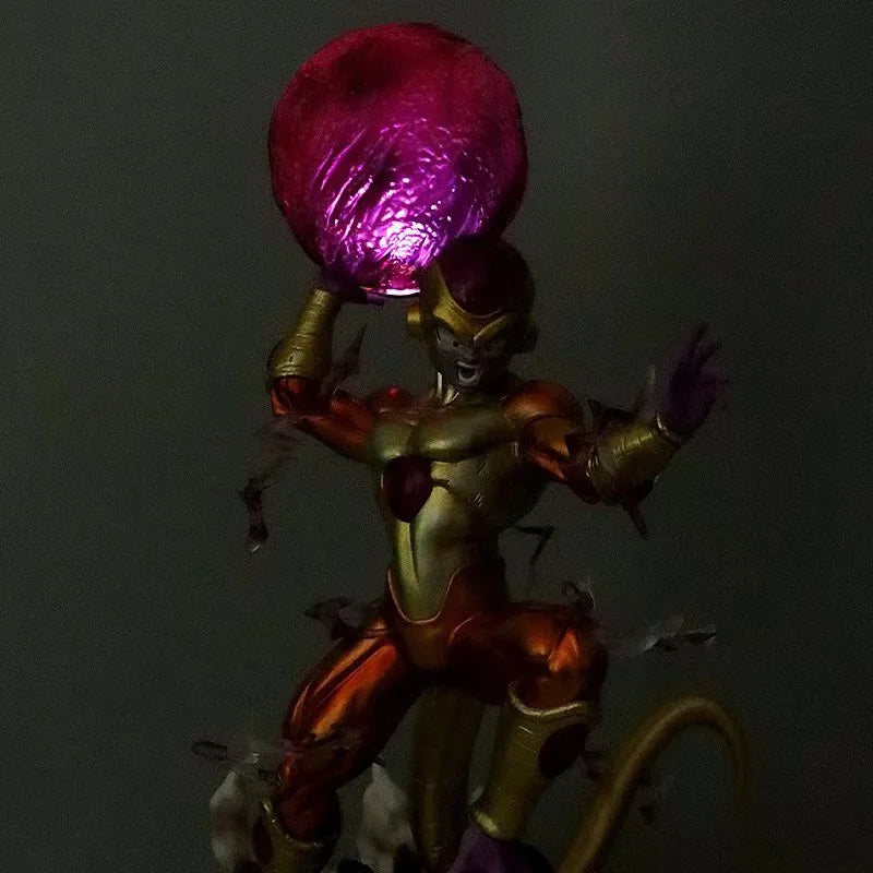 Golden Frieza Death Ball Anime Figure, Dragon Ball Super Oversized Statue DGZ Figurines Collectible 48 CM