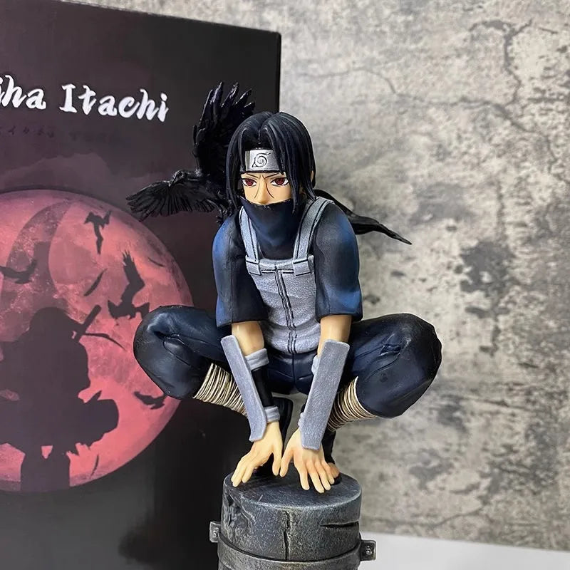 Itachi Uchiha Anime Figurines, Teen Anbu Black Ops Akatsuki Naruto Figure 23cm/9in