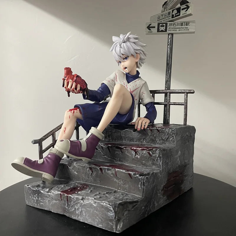 Killua Zoldyck Anime Figure, Hunter x Hunter Action Figurines 34 CM
