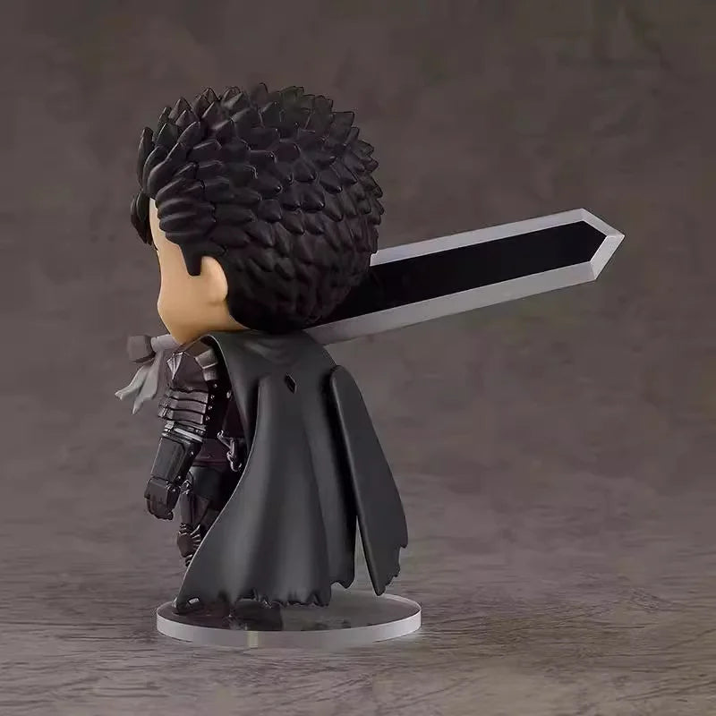 Berserk Guts Anime Figure, Kawaii Chibi Action Figurines Cute Toys for Collections 10 cm