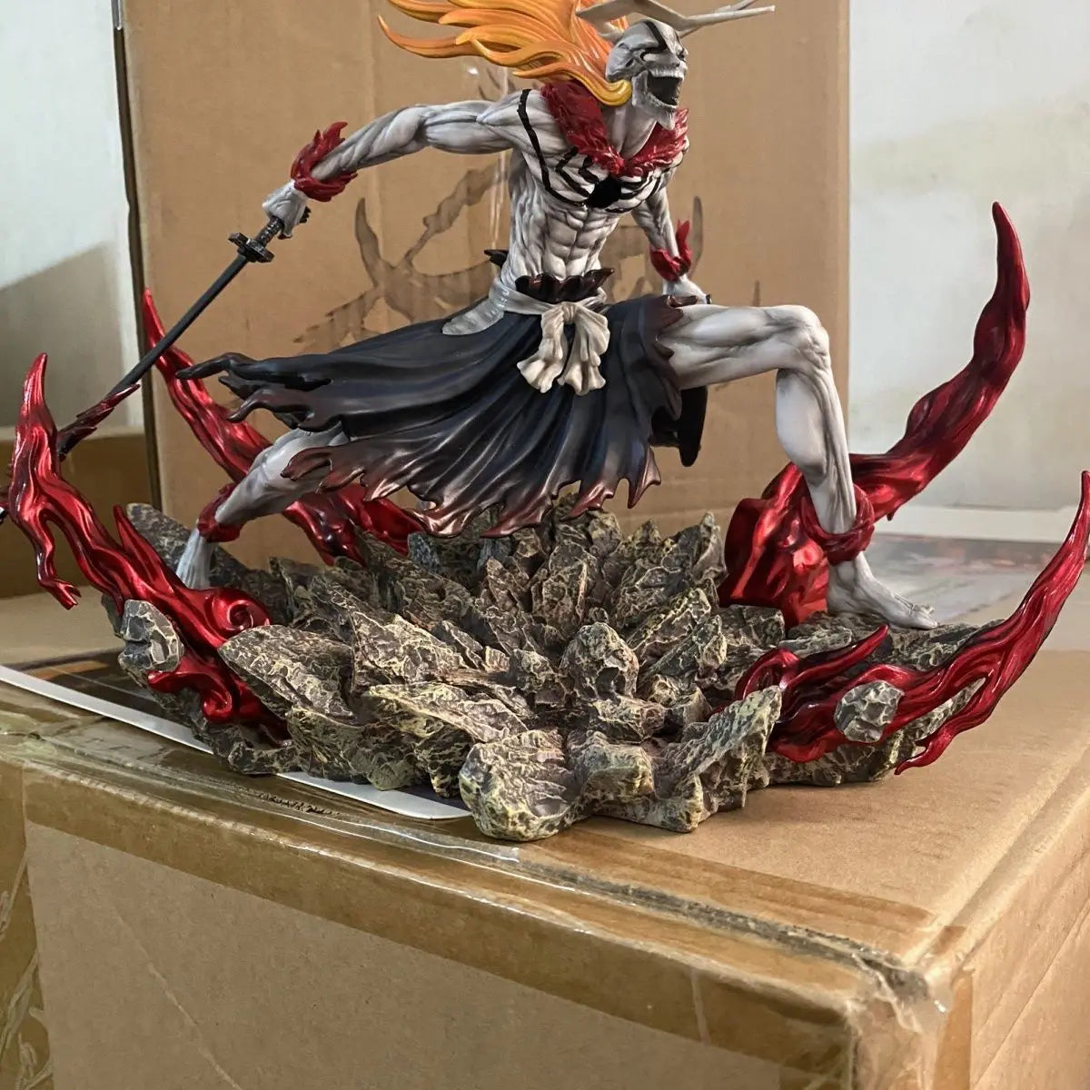 Vasto Lorde Hallow Kurosaki Ichigo Anime Figure, Bleach Action Figurines Statue 23 CM