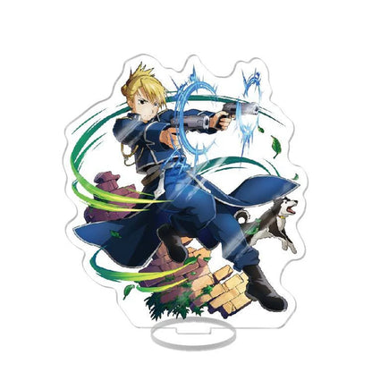 NEW Anime Fullmetal Alchemist Acrylic Stands Model Figure, Multiple Variations of Anime Acrylic Style Figurines 15 cm