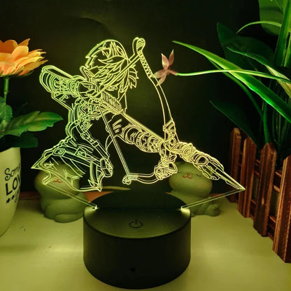 Legend of Zelda Night Lights Anime 3D Led Lamp Link Tears Of The Kingdom Lighting Bedroom Decoration