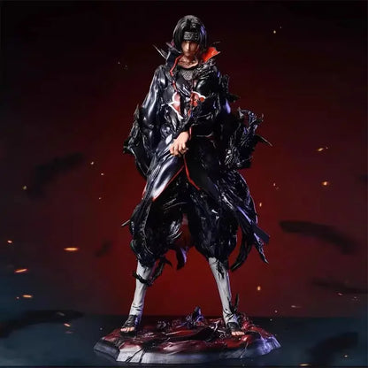 Itachi Uchiha Tsukuyomi Crows Anime Figure, Naruto Shippuden Action Figurines 26 CM