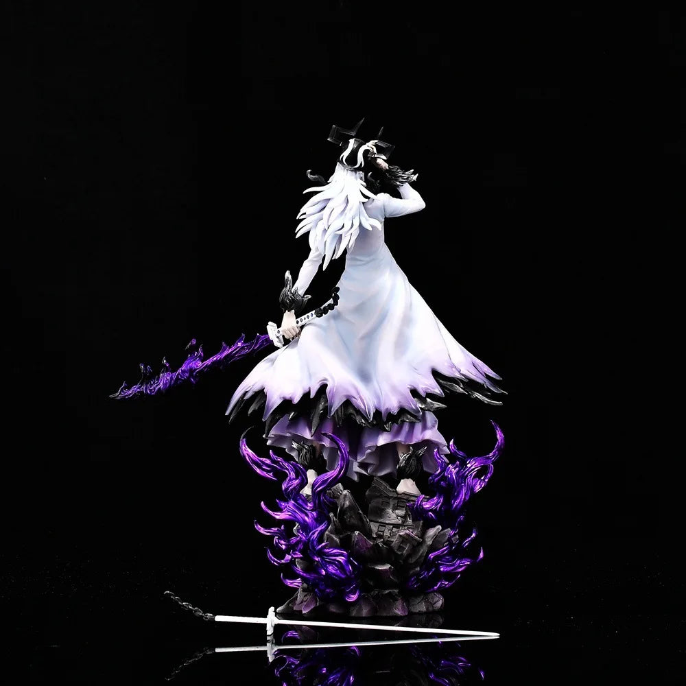 Final Getsuga Tensho Kurosaki Ichigo Anime Figurine, Tensa Zangetsu Bleach Action Figures Statues 33 CM