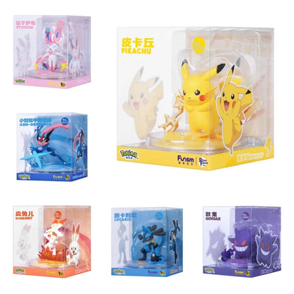18 Styles Of Pokemon Anime Figures, Pikachu Mew Gardevoir Pichu Action Figurines