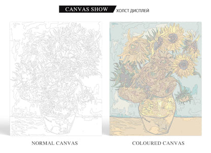 City Landscape Paint by Numbers Kit – DIY Canvas Painting for Adults with Frame & Oil Colors