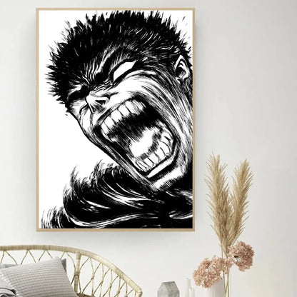 Berserk Posters, Anime Poster DIY Vintage Movie Poster Wall Art
