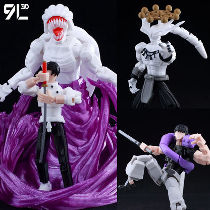 Jujutsu Kaisen 3D Printed Anime Figurine, Gojo Satoru Toji Yuji Sukuna Mahoraga Yuta