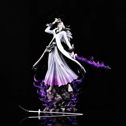Final Getsuga Tensho Kurosaki Ichigo Anime Figurine, Tensa Zangetsu Bleach Action Figures Statues 33 CM