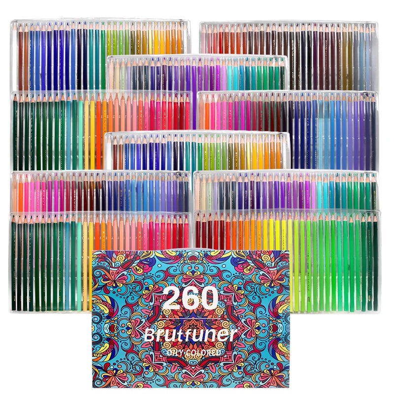 48/72/120/150/160/180 Professional Color Pencils, Oil Pencils, Watercolor Pencils Art Supplies
