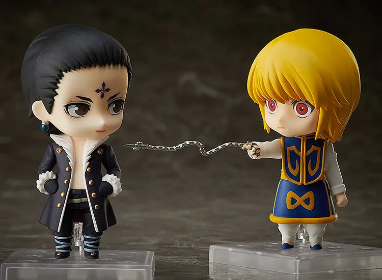 Cute Hunter X Hunter Anime Figurines, Kawaii Chibi Anime Figures, Chrollo Lucilfer, Kurapika, Gon Freeces. Killua Zoldyck PVC Action Toys 10 CM