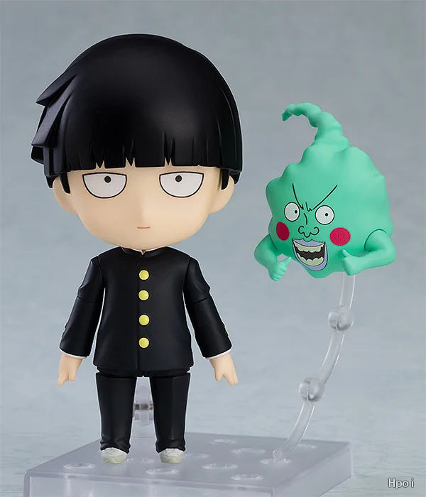 Mob Psycho 100 Mini Action Figure, Reigen Arataka Mobu Saiko Hyaku, Cute Kawaii ChibiAnime Figure Collector Toys 10 cm