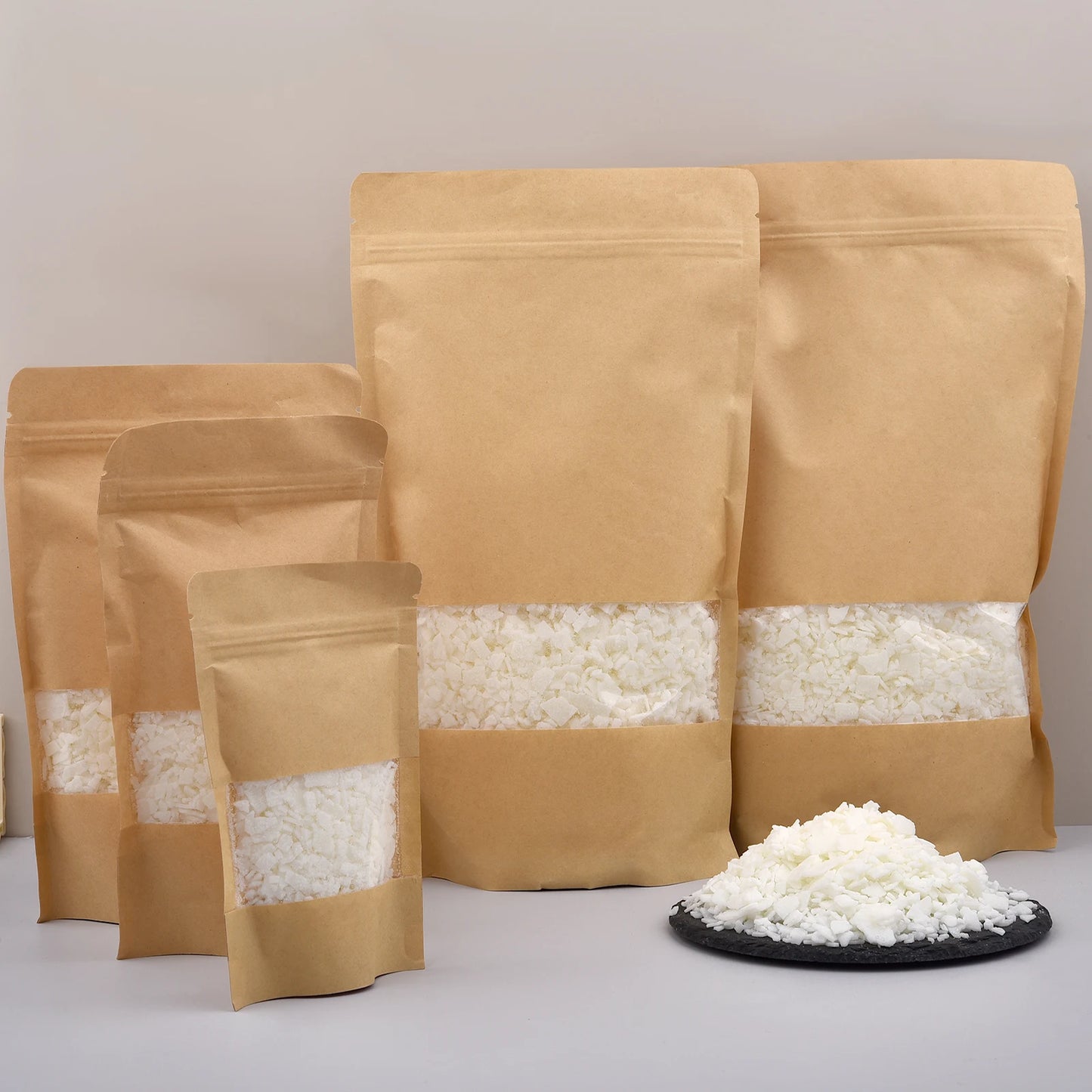 Natural Soy Wax Flake For DIY Handmade Candles Additive-Free Scented Candle Raw Material Making Kit