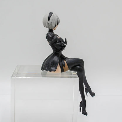 NieR:Automata Action Figures - YoRHa No.2 Type B (2B), 9S, and A2 - 15 CM Collectible Figurines