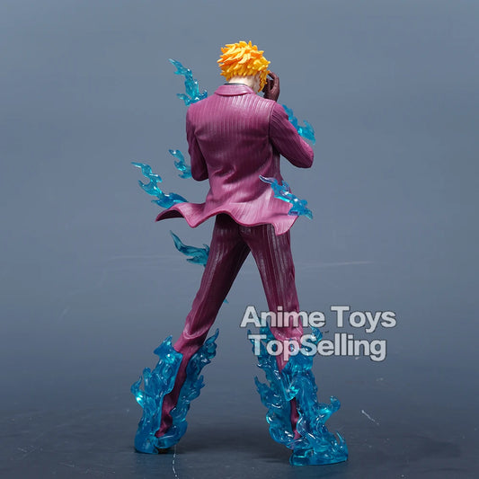 Sanji Vinsmoke Anime Figurine, One Piece Action Figure PVC Statue 24 CM