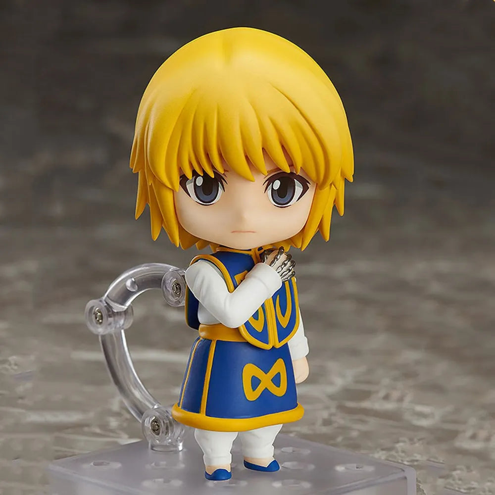 Cute Hunter X Hunter Anime Figurines, Kawaii Chibi Anime Figures, Chrollo Lucilfer, Kurapika, Gon Freeces. Killua Zoldyck PVC Action Toys 10 CM