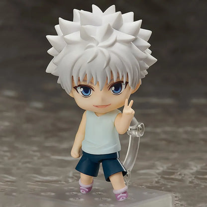 Cute Hunter X Hunter Anime Figurines, Kawaii Chibi Anime Figures, Chrollo Lucilfer, Kurapika, Gon Freeces. Killua Zoldyck PVC Action Toys 10 CM