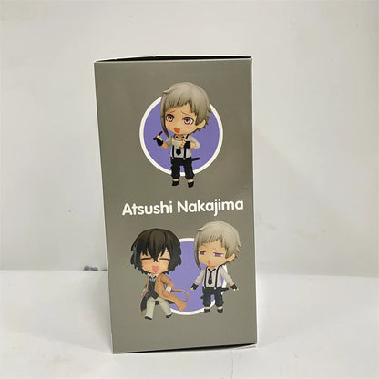 Action Figures Bungo Stray Dogs, Nakajima Atsushi, Dazai Osamu, Kawaii Chibi Cute Anime Figurines Collector 10 cm