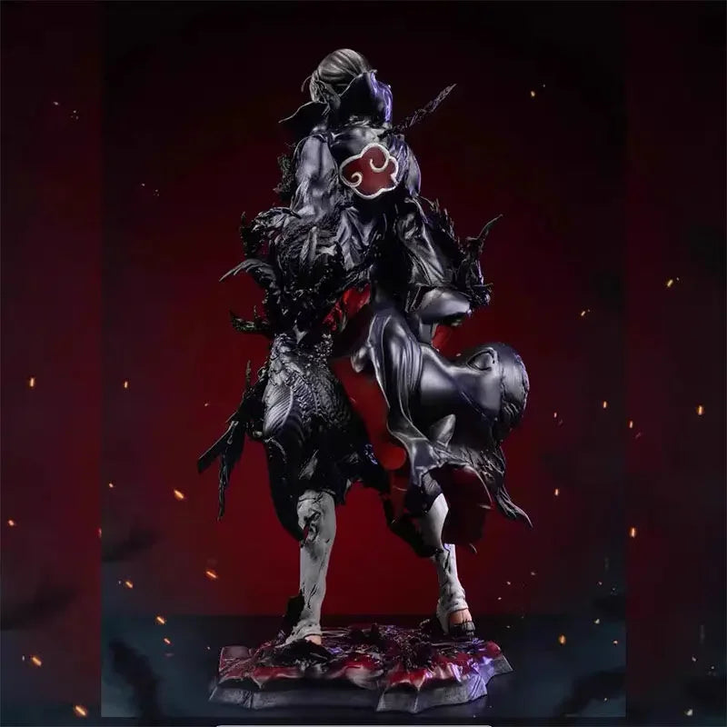 Itachi Uchiha Tsukuyomi Crows Anime Figure, Naruto Shippuden Action Figurines 26 CM