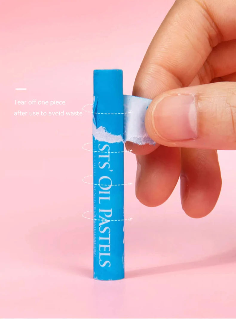 Oil Pastel Set – 25 or 50 Colors Soft Sticks for Kids, Students & Artists | Washable Crayons for Drawing, Painting & Graffiti Art