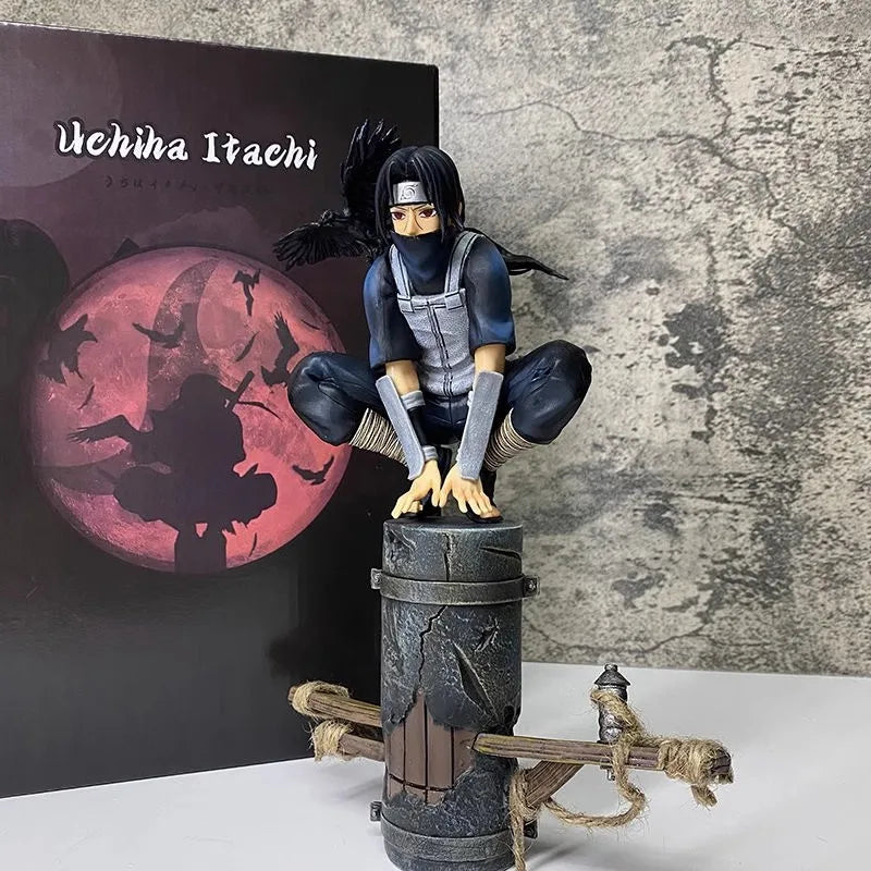 Itachi Uchiha Anime Figurines, Teen Anbu Black Ops Akatsuki Naruto Figure 23cm/9in