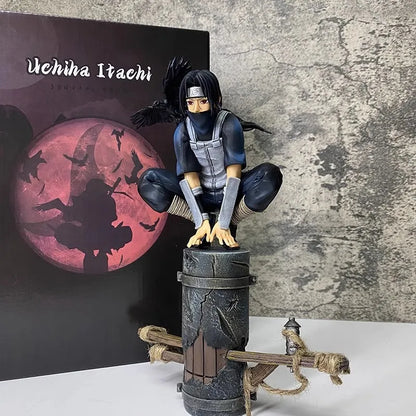 Itachi Uchiha Anime Figurines, Teen Anbu Black Ops Akatsuki Naruto Figure 23cm/9in