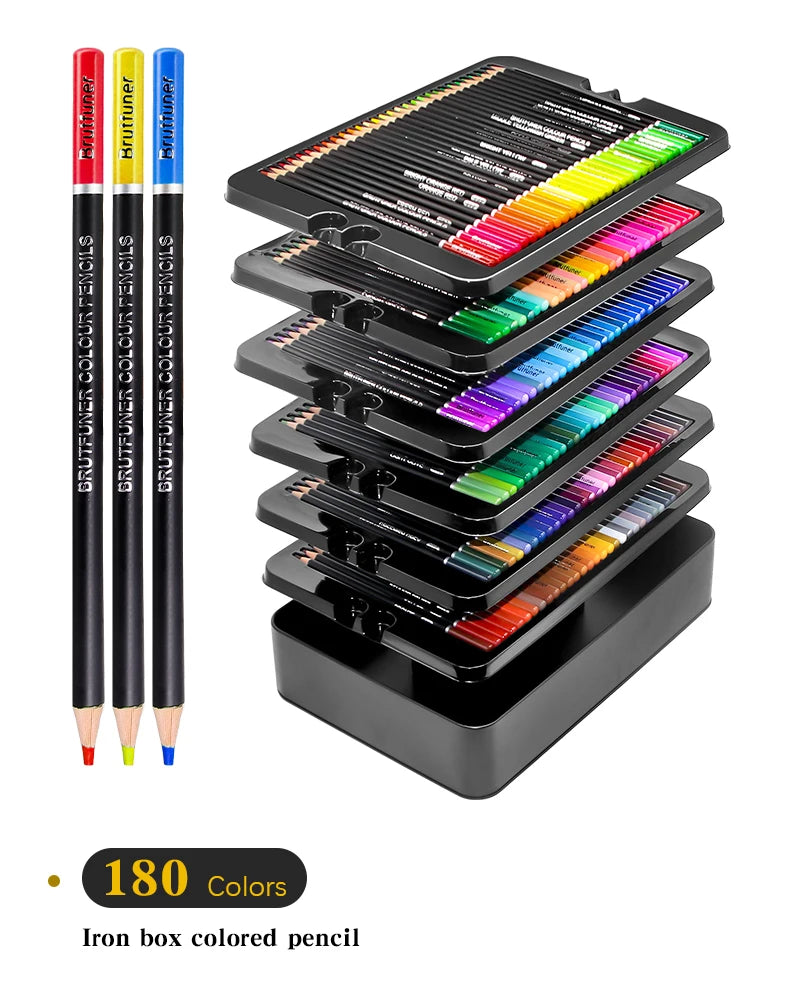 48/72/120/150/160/180 Professional Color Pencils, Oil Pencils, Watercolor Pencils Art Supplies