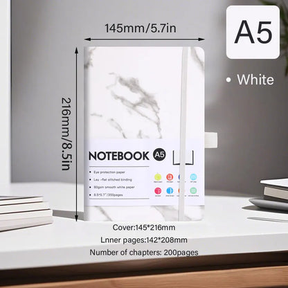 A5 Professional Notebook – Thick Paper, Compact & Lightweight Planner for Office and School