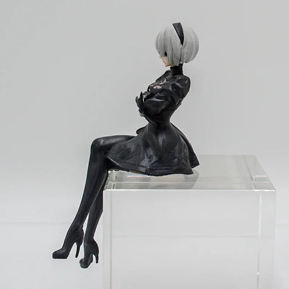 NieR:Automata Action Figures - YoRHa No.2 Type B (2B), 9S, and A2 - 15 CM Collectible Figurines