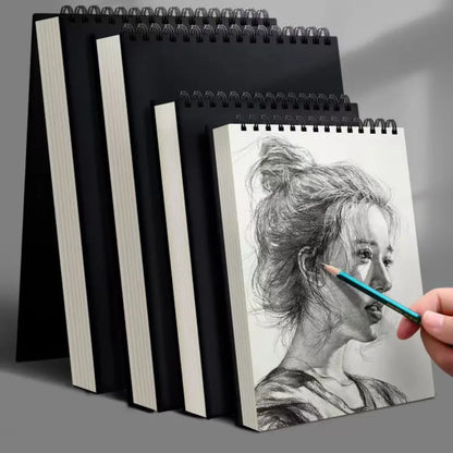 Sketchbook Spiral Bound Eco-Friendly Thick Drawing Paper Acid Free Sketch Pad Oil Painting 30 Sheets