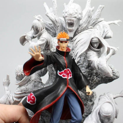 Naruto Shippuden Pain Anime Figure, Akatsuki Six Paths Nagato Figurine PVC Statue 27 cm