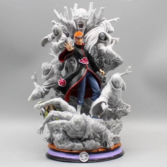 Naruto Shippuden Pain Anime Figure, Akatsuki Six Paths Nagato Figurine PVC Statue 27 cm