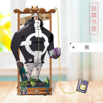 ONE PIECE Metal Bookmarks with Various Design Characters for Anime Fans