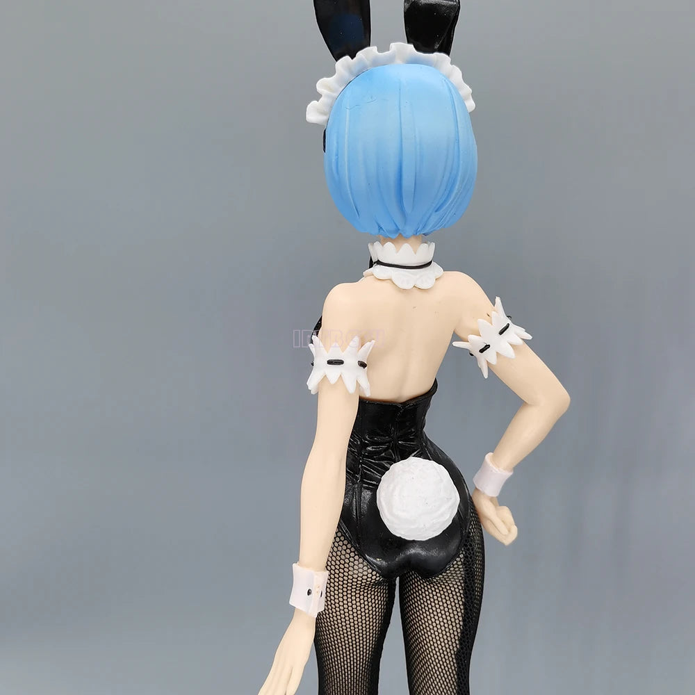 Rem and Ram Twins Bunny Outfit Anime Figurines, Re:ZERO Starting Life in Another World Action Figures