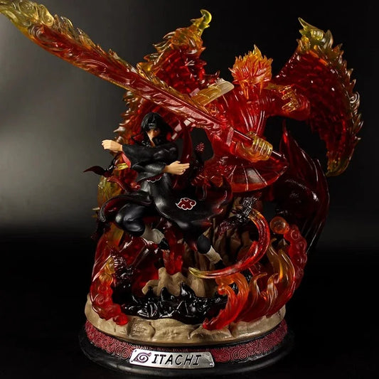 Susanoo Uchiha Itachi LED Anime Figurine, Naruto Shippuden Figures Collections 36 cm