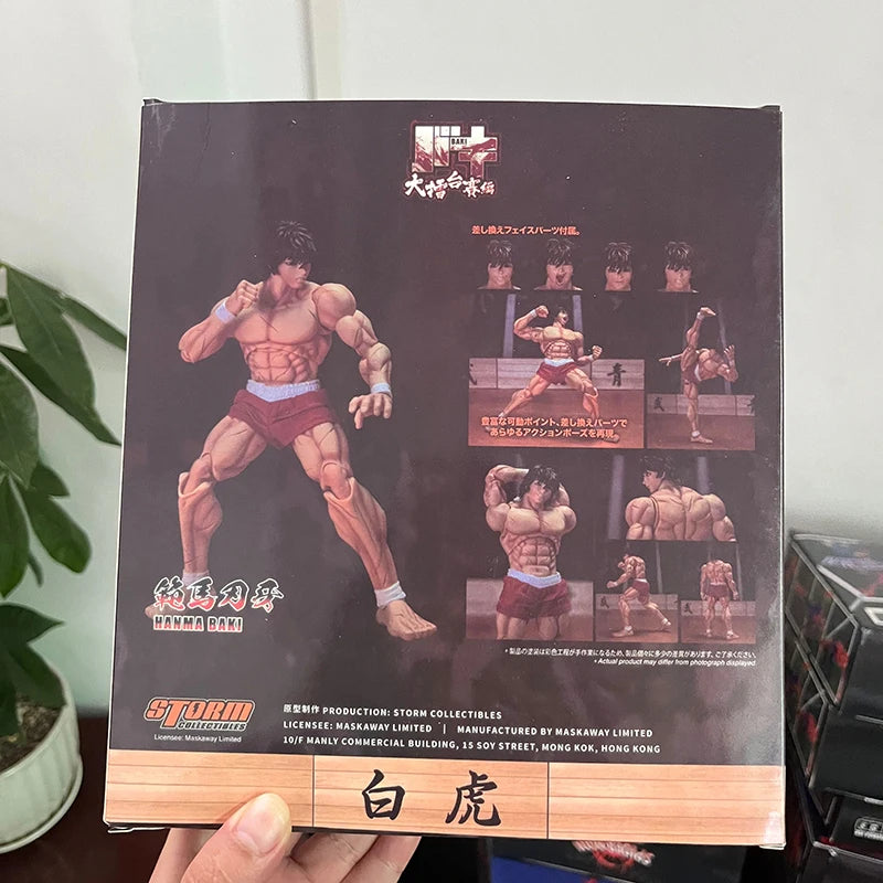 Hanma Yujiro and Baki Hanma Action Figure, Baki The Grappler Anime Figurines Son Of Ogre