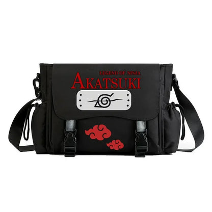 Naruto Shippuden Anime Backpack, Uzumaki Akatsuki School Students Schoolbag Leisure Computer Bag