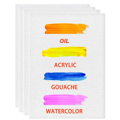 10 PCS Blank Stretched Canvas Wooden Frames Ideal for Painting, Oil Painting, Acrylic Painting