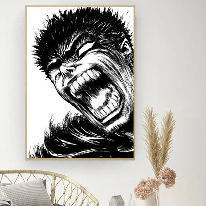 Berserk Posters, Anime Poster DIY Vintage Movie Poster Wall Art