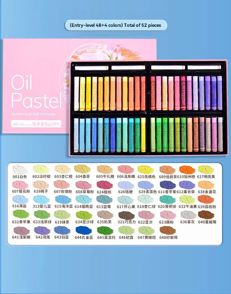 Artist Oil Pastel Set – 24/36/48 Colors Soft, Non-Toxic Sticks for Drawing, Painting & Graffiti Art