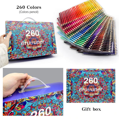 48/72/120/150/160/180 Professional Color Pencils, Oil Pencils, Watercolor Pencils Art Supplies