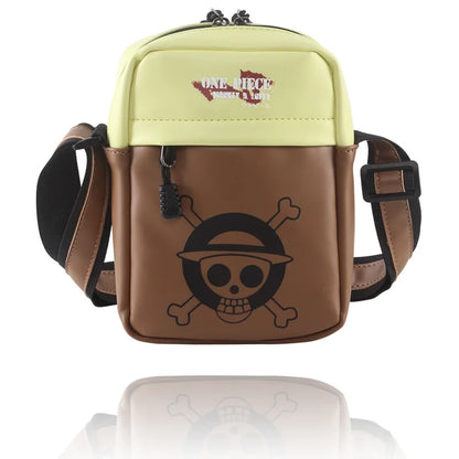 High-Capacity Multifunction Casual Shoulder Bag Apparel: Anime Dragon Ball, Demon Slayer, One Piece, Naruto, Attack on Titan