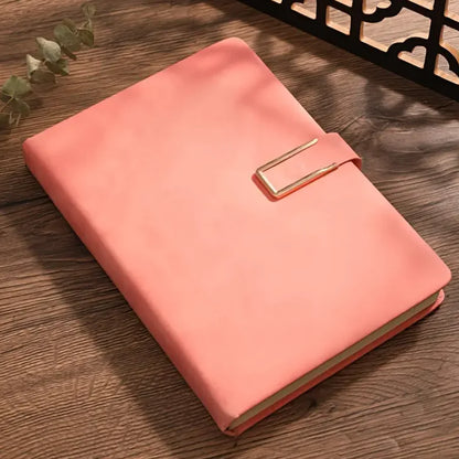 A5 Retro Leather Notebook – 200/360 Pages, Soft Cover Planner for Students, Business, Office, and School Stationery