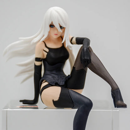 NieR:Automata Action Figures - YoRHa No.2 Type B (2B), 9S, and A2 - 15 CM Collectible Figurines