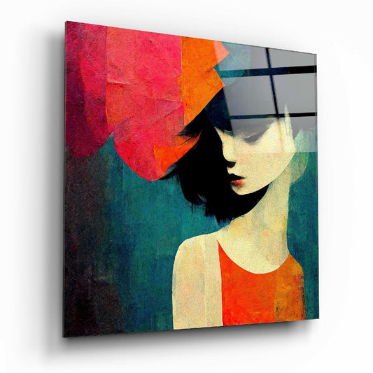 Saddness Glass Wall Art  || Designer Collection