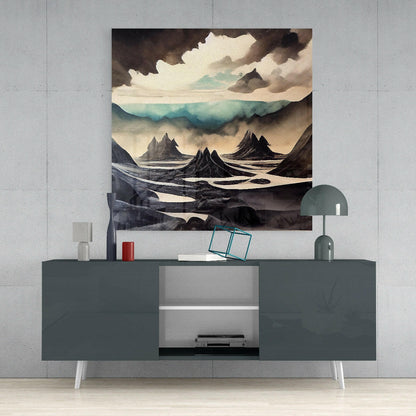 Landscape Glass Wall Art  || Designer Collection