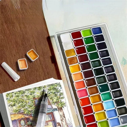 Artist Watercolor Paint 130/98/60/24 Colors Art Set Professional Drawing Pigment Art Supplies
